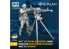 Spalah kit figurine SP30535 Mitrailleur avec mitrailleuse DShKM 1/35
