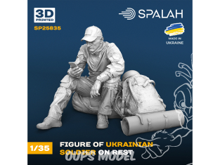 Spalah kit figurine SP25835 Soldat ukrainien au repos 1/35