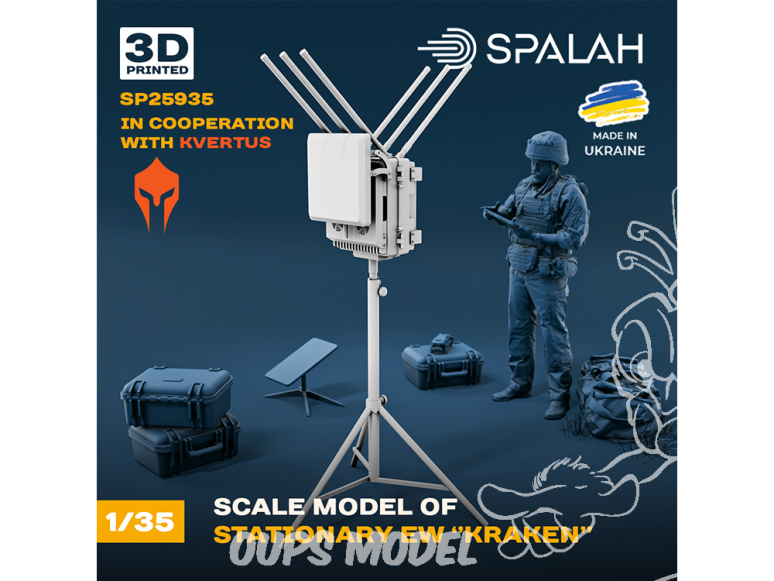 Spalah kit figurine SP25935 Guerre électronique stationnaire « Kraken 1/35