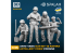 Spalah kit figurine SP25735 Équipe d'artillerie du canon antichar MT-12 Rapira 1/35