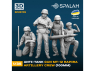 Spalah kit figurine SP25735 Équipe d'artillerie du canon antichar MT-12 Rapira 1/35