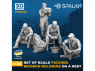 Spalah kit figurine SP27235 Équipe de mortier avec un mortier 2B11 de 120 mm 1/35