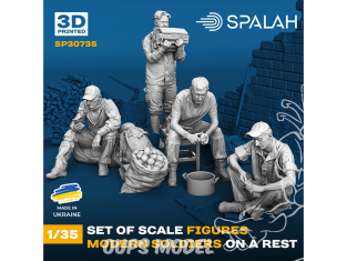 Spalah kit figurine SP30735 Soldats modernes au repos 1/35