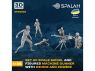 Spalah kit figurine SP30635 Mitrailleur avec DShKM et zombies 1/35