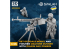 Spalah kit figurine SP30635 Mitrailleur avec DShKM et zombies 1/35