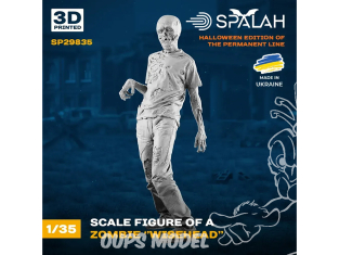 Spalah kit figurine SP29835 Zombie Wisehead 1/35