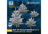 Spalah kit figurine SP27735 Arbres conifères 4 piéces 1/35