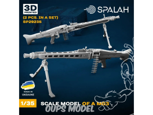 Spalah kit figurine SP29235 Mitrailleuse MG3 1/35