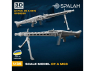 Spalah kit figurine SP29235 Mitrailleuse MG3 2 pièces 1/35