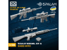 Spalah kit figurine SP29135 Fusil SASS M110 3 pièces 1/35