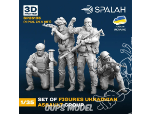Spalah kit figurine SP25135 Groupe d'assaut ukrainien 1/35