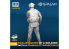 Spalah kit figurine SP28735 Soldat avec émetteur-récepteur portatif 1/35
