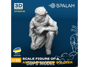 Spalah kit figurine SP28635 Soldat d'artillerie 1/35
