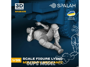 Spalah kit figurine SP28335 Mécanicien militaire couché 1/35
