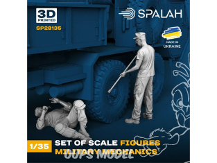 Spalah kit figurine SP28135 Mécaniciens militaire 1/35