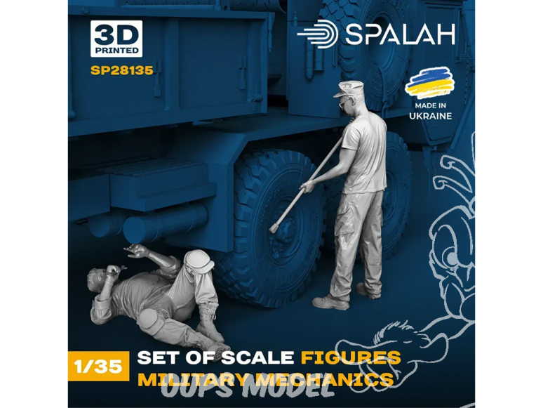 Spalah kit figurine SP28135 Mécaniciens militaire 1/35