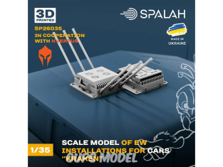 Spalah kit figurine SP26035 Installations électriques pour voitures « Kraken 1/35