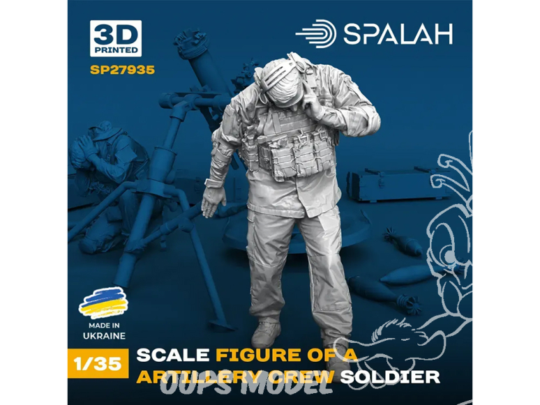 Spalah kit figurine SP27935 Soldat d'artillerie 1/35