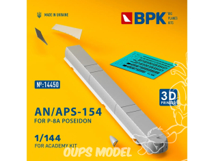 BPK amélioration 14450 Capteur aéroporté avancé AN/APS-154 pour P-8A Poseidon 1/144