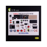 Kelik Decals 3D K35043 Int&eacute;rieurs 3D M-ATV M1240A kit RFM 1/35