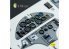 Kelik Decals 3D K32046 Hs-123A-1 décalcomanies 3D intérieures pour kit ICM 1/32