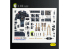 Kelik Decals 3D K32045 Bf-110D décalcomanies 3D intérieures pour maquette Dragon ou Hobby 2000 1/32