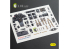 Kelik Decals 3D K32045 Bf-110D décalcomanies 3D intérieures pour maquette Dragon ou Hobby 2000 1/32