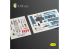 Kelik Decals 3D K32042 Décalcomanies 3D pour l'intérieur de la version export du MiG-21 F-13 kit Trumpeter 1/32