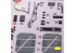 Kelik Decals 3D K32039 Spitfire Mk VIII décalcomanies 3D intérieures pour maquette Tamiya 1/32