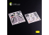Kelik Decals 3D K32038 GR.MK7 Harrier décalcomanies 3D intérieures pour maquette Trumpeter 1/32