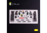 Kelik Decals 3D K32036 F-16CJ décalcomanies 3D intérieures pour maquette Tamiya 1/32