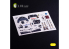 Kelik Decals 3D K32034 BF-109 G-6 décalcomanies 3D intérieures pour maquette Trumpeter 1/32