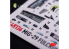 Kelik K48136 Décalcomanies 3D pour intérieur de Mig-29C (9-13) Fulcrum kit GWH 1/48