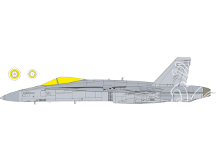 Eduard Express Mask EX1179 F/A-18C TFace Eduard / Kinetic 1/48