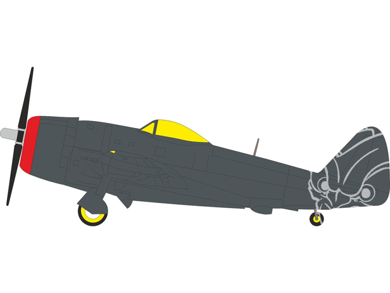 Eduard Express Mask EX1181 P-47M TFace Tamiya 1/48