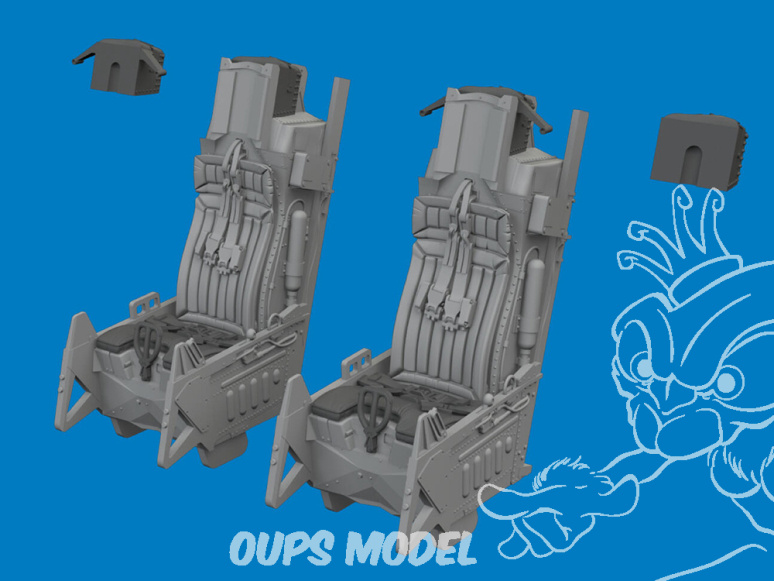 Eduard kit d'amelioration avion brassin Print 6481190 Sièges éjectables F-16I SUFA Great Wall Hobby 1/48