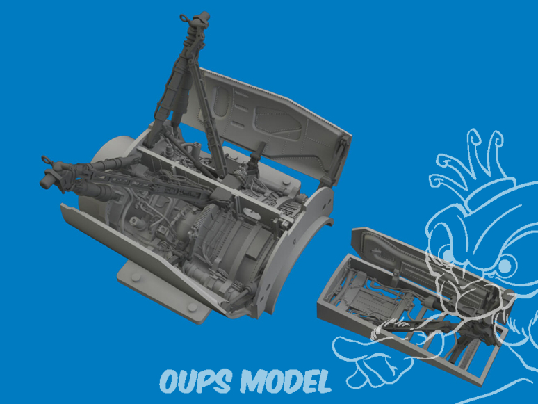 Eduard kit d'amelioration avion brassin Print 6481188 Baies de roues et jambes Heavyweight F-16C Tamiya 1/48