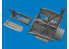 Eduard kit d'amelioration avion brassin Print 6481188 Baies de roues et jambes Heavyweight F-16C Tamiya 1/48