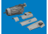 Eduard kit d'amelioration brassin Print 672455 Moteur Messerschmitt Bf 109K-4 Eduard 1/72