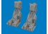 Eduard kit d'amelioration brassin Print 672456 Sièges éjectable F-14D Tamiya 1/72