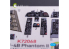 Kelik Decals 3D K72068 RF-4B décalcomanies 3D intérieures pour maquette Hasegawa 1/72