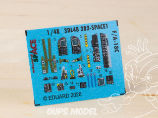 Eduard Space décalques 3D 3DL48282 F/A-18C Eduard / Kinetic 1/48