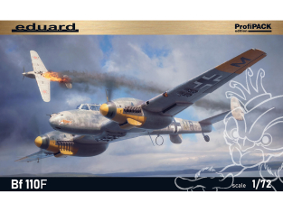 EDUARD maquette avion 7084 Messerschmitt Bf 110F ProfiPack Edition 1/72