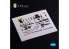 Kelik Decals 3D K72199 H-75A1/AR décalcomanies 3D intérieures pour kit Arma Hobby 1/72