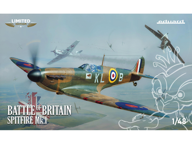 EDUARD maquette avion 11197 Battle of Britain - Spitfire Mk.I Edition Limitée 1/48