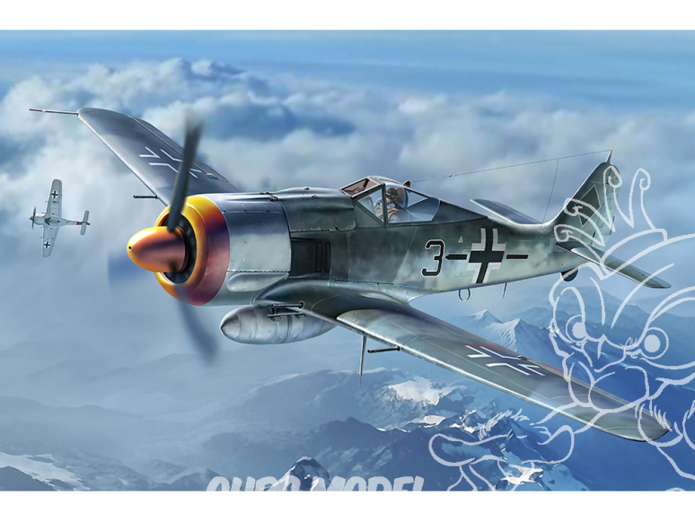 Hobby boss maquette avion 81782 Focke-Wulf FW190A-8 1/48