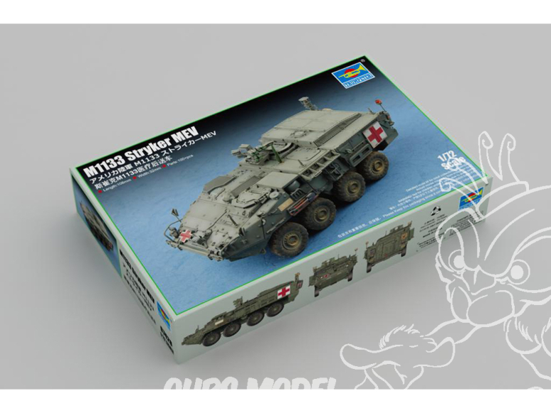 Trumpeter maquette militaire 07428 M1133 Stryker MEV 1/72