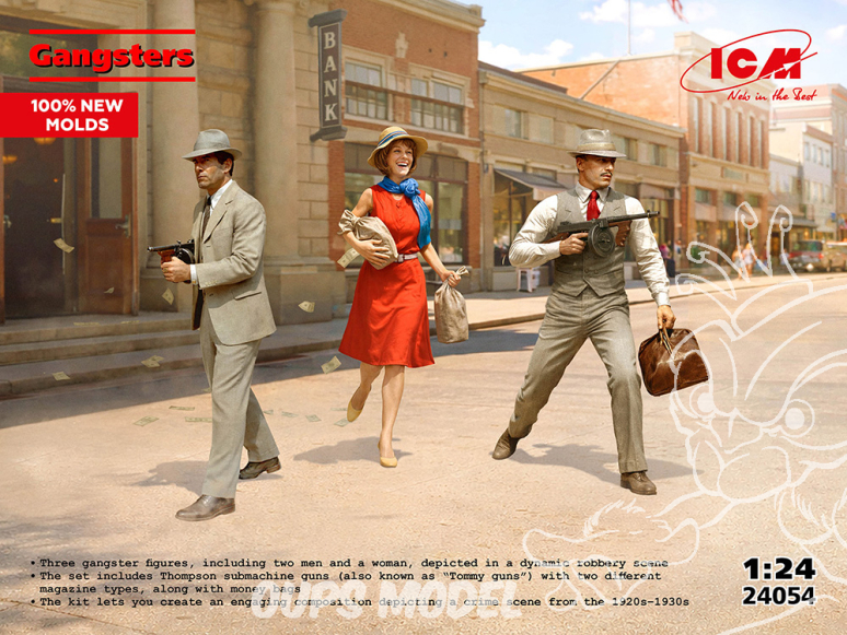 Icm maquette voiture 24054 Gangsters 1/24