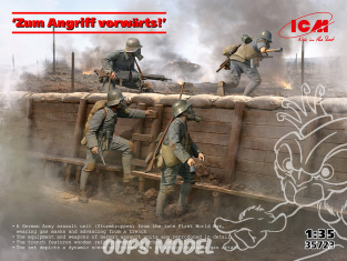 Icm maquette figurine 35723 Attaquez en avant ! 1/35
