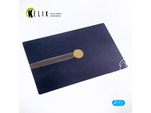Kelik KS72108 Frégate française D-650 Aquitaine 2017 Socle acrylique 3 mm 280 x 180 mm 170 g 1/72